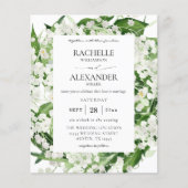Budget Lily of the Valley White Floral Wedding 3 (Vorderseite)