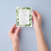 Budget Lily of the Valley White Floral Wedding 3 Flyer (Gruppe)