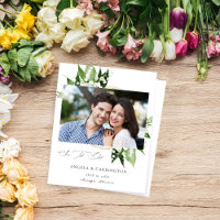 Budget Lily the Valley Floral Foto Save the Date
