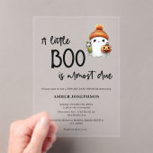 Budget Little Boo Halloween Baby Dusche Acryleinladungen (Insitu (Handheld))