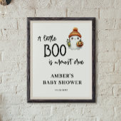 Budget Little Boo Halloween Baby Dusche Willkommen Poster