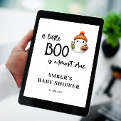 Budget Little Boo Halloween Baby Dusche Willkommen Poster