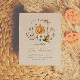 Budget Little Boo Halloween Pumpkin Baby Dusche