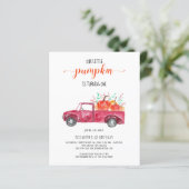 Budget Little Pumpkin Baby Dusche Red Truck Fall (Stehend Vorderseite)