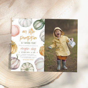 Budget Little Pumpkin Boho Birthday Party Foto