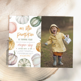 Budget Little Pumpkin Boho Birthday Party Foto