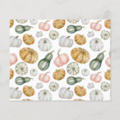 Budget Little Pumpkin Boho Birthday Party Foto (Rückseite)