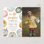Budget Little Pumpkin Boho Birthday Party Foto (Vorderseite)