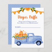 Budget Little Pumpkin Boy Diaper Raffle (Vorne/Hinten)