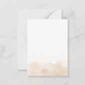 Budget Little Pumpkin on your Way Baby Dusche Mitteilungskarte (Rückseite)