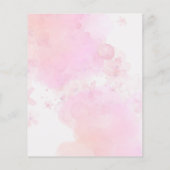 Budget Little Pumpkin Pink Floral 1. Geburtstag (Rückseite)