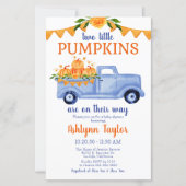 Budget Little Pumpkin Twin Boy Baby Shower (Vorderseite)