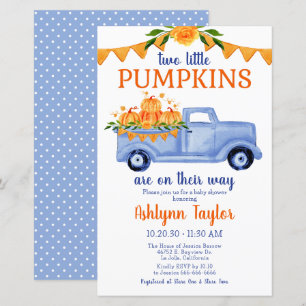 Budget Little Pumpkin Zwillings-Jungen-Baby-Party