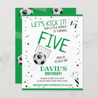 Budget Little Rookie Soccer Green Geburtstag Einla