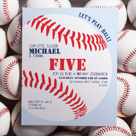 Budget Little Slugger Baseball Geburtstagseinladun