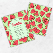 Budget Little Sweetie Watermelon Baby Shower Einla