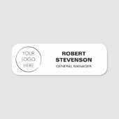 Budget Logo Business Store Identification Badge, Namensschild (Vorderseite)