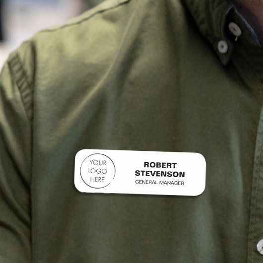 Budget Logo Business Store Identification Badge, Namensschild