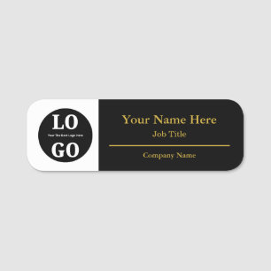 Budget-Logo Firmenidentifikation Namensschild