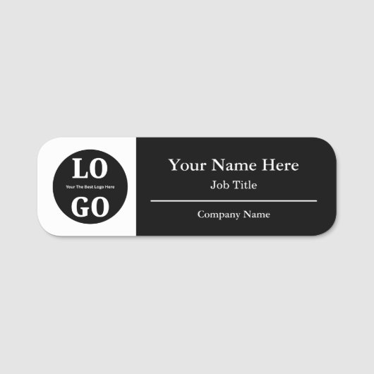 Budget-Logo Firmenidentifikation Namensschild (Vorderseite)