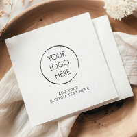 Budget-Logo-Serviette, Geschäft Marketing Branded