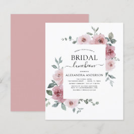 Budget Luncheon Dusty Rose Pink Brautparty