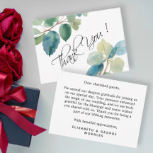 Budget Lush Eukalyptus Greenery Vielen Dank