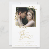 Budget Luxury Chic Golden Branches Frame Photo (Vorderseite)