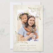 Budget Luxury Lace Blühte Chic Golden Christmas (Vorderseite)