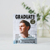 BUDGET Magazine Cover Style Typ Grad Ankündigung (Stehend Vorderseite)