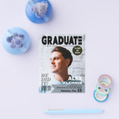 BUDGET Magazine Cover Style Typ Grad Ankündigung Flyer (Einzeln)