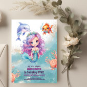 Budget Magic Mermaid Birthday Party Flyer