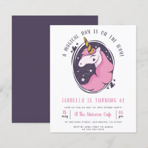 Budget Magical Gold Glitzer Unicorn Geburtstagspar