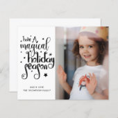 Budget Magische Feiertage Foto Weihnachten (Vorne/Hinten)