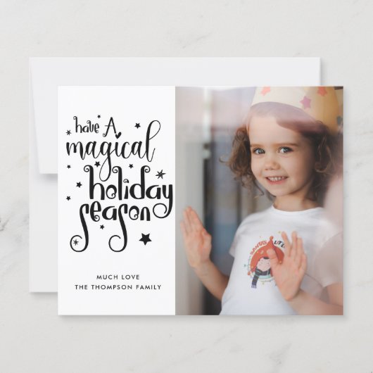 Budget Magische Feiertage Foto Weihnachten (Vorderseite)