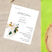 Budget Magnolia Weißes Brautparty Flyer