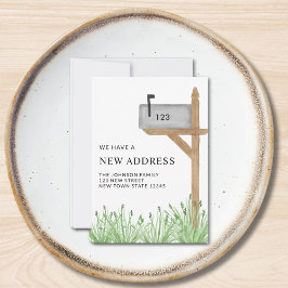 Budget Mailbox Neue Adresse Umzug Mini Mitteilungskarte