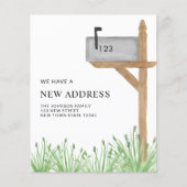 Budget Mailbox Neue Adressenverschiebung Ankündigu (Vorderseite)