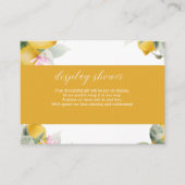 Budget Main Squeeze Lemon Wreath Bridal Shower Enc Begleitkarte (Vorderseite)