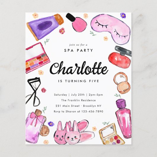 Budget Makeup Girls Pajama Slumber Wellness-Center (Vorderseite)