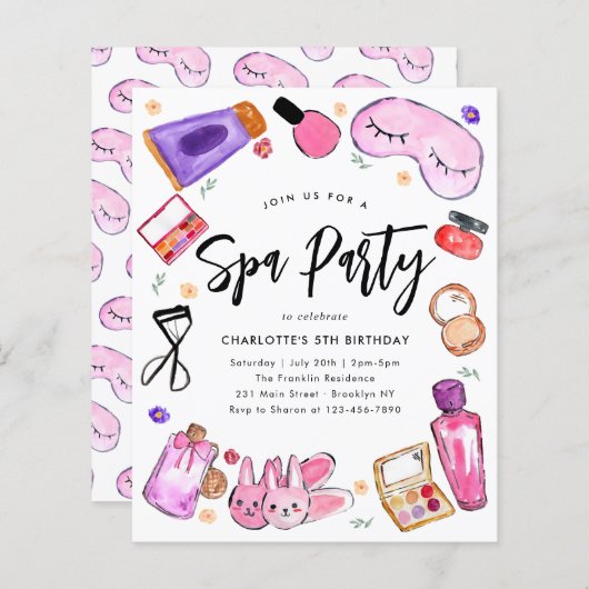 Budget Makeup Pajama Girls Slumber Wellness-Center (Vorne/Hinten)