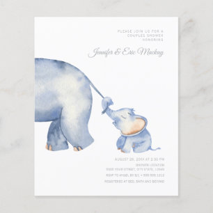 Budget Mama und Baby Elephant Baby Dusche