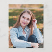 Budget Marsala & Navy Graduation Party Einladung (Rückseite)