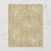 Budget Masquerade Black Gold Glam Glitzer Geburtst (Rückseite)