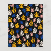 Budget Matisse Botanical Blue Black Baby Dusche (Rückseite)