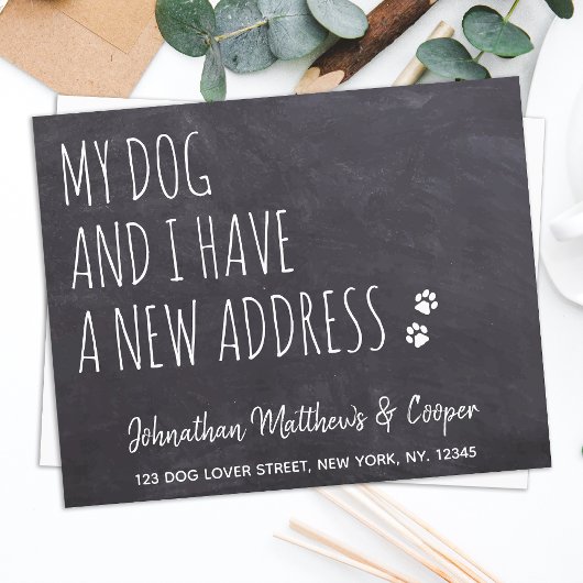 Budget Mein Hund und ich neue Adresse wir verschob