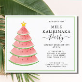 Budget Mele Kalikimaka-Party Einladung