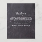 Budget Memorial 5 Foto Collage Beileid Vielen Dank (Rückseite)