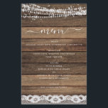 Budget Menü Rustikale Bauernstubenleuchten Platz<br><div class="desc">Budget Rustic Bauernhof String Lights Hochzeitsmenü auf Holzboden - beinhaltet schöne und elegante Schrift Typografie mit modernem Landhaus Sparkle für die besondere Hochzeitsfeier.</div>
