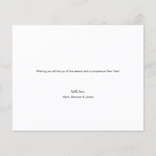 Budget Mercury Script Custom Foto Modernes (Rückseite)